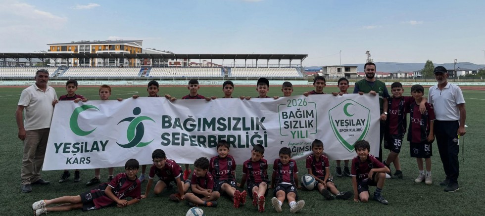 Yeşilay Spor Kulübü ile Sağlıklı Yaşam Mesajı Sahaya Taşındı