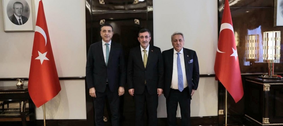 Yıldırım ve Kaya'dan Cumhurbaşkanı Yardımcısı Cevdet Yılmaz'a Ziyaret
